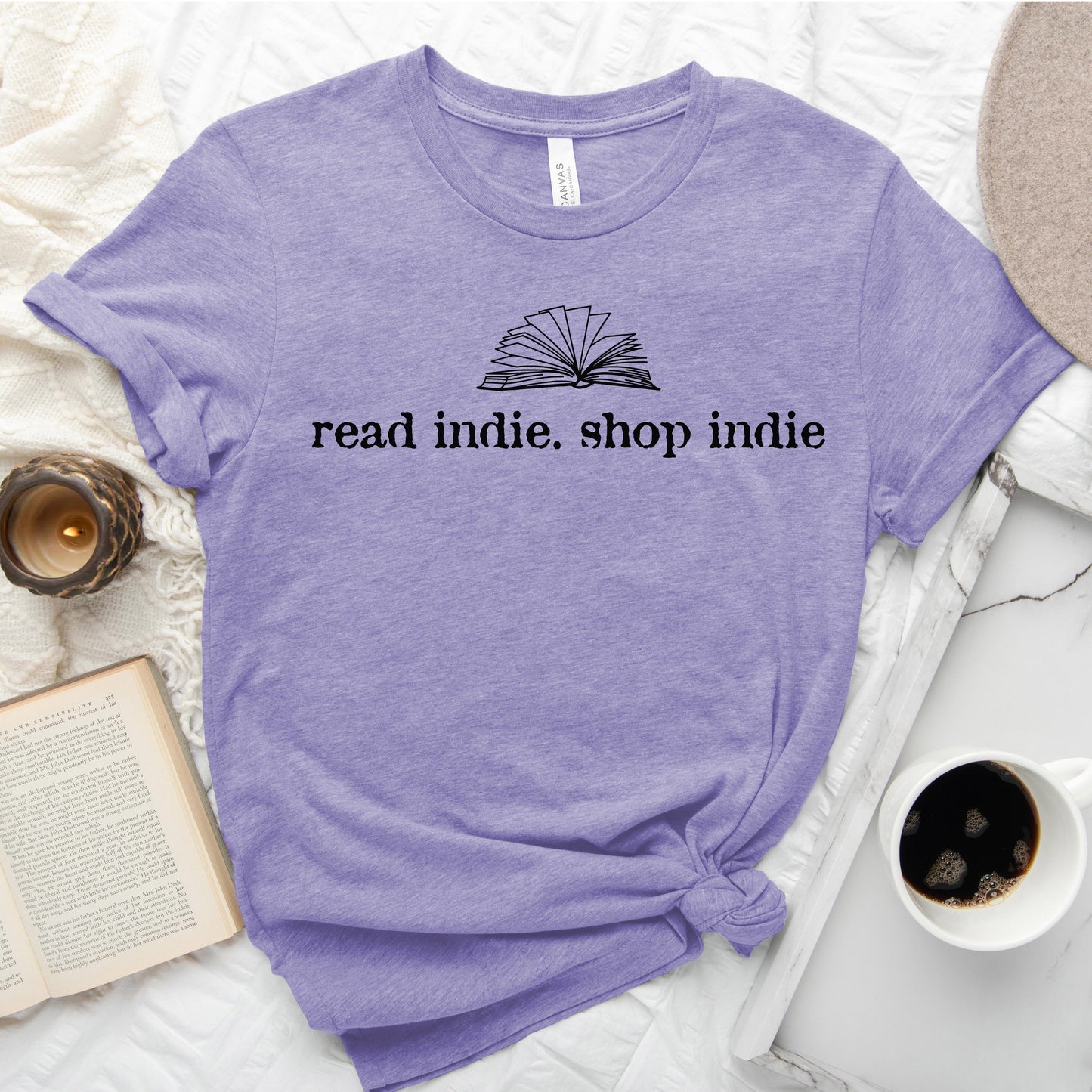 Read Indie. Shop Indie. — Book Lover Tee