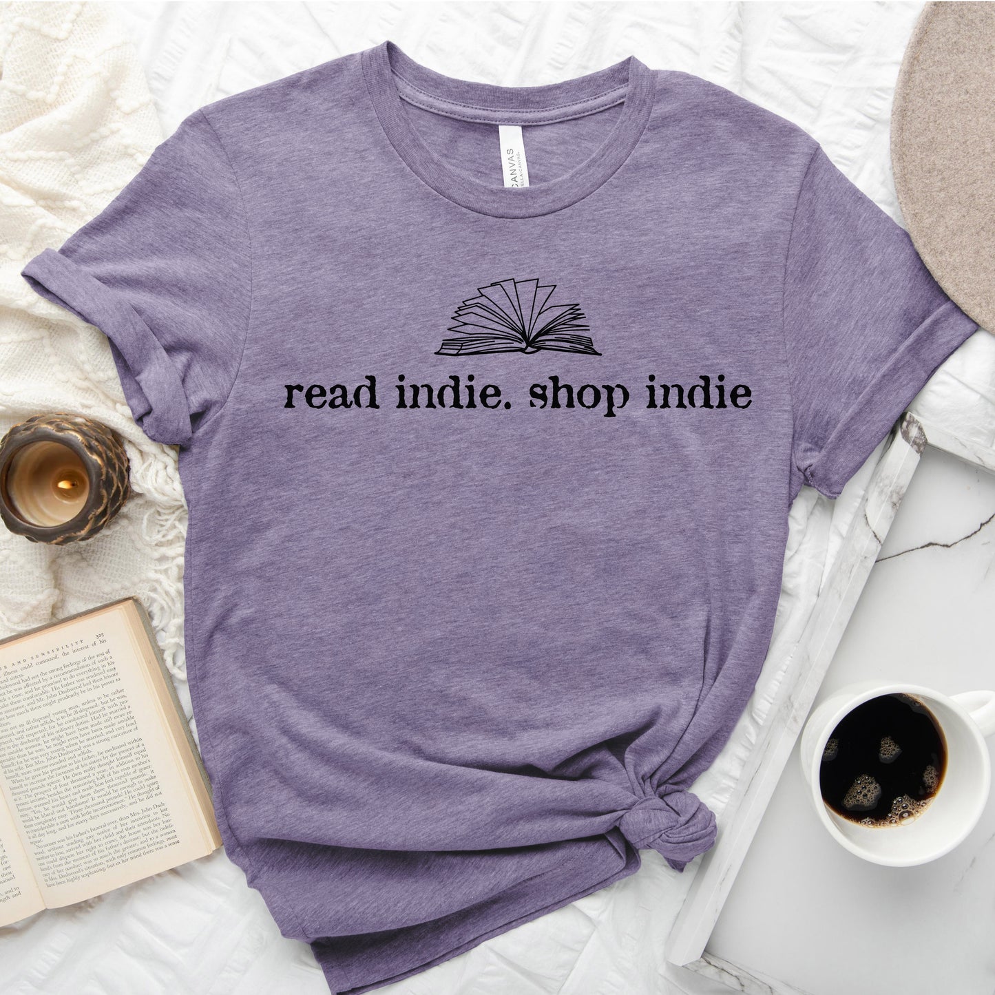 Read Indie. Shop Indie. — Book Lover Tee