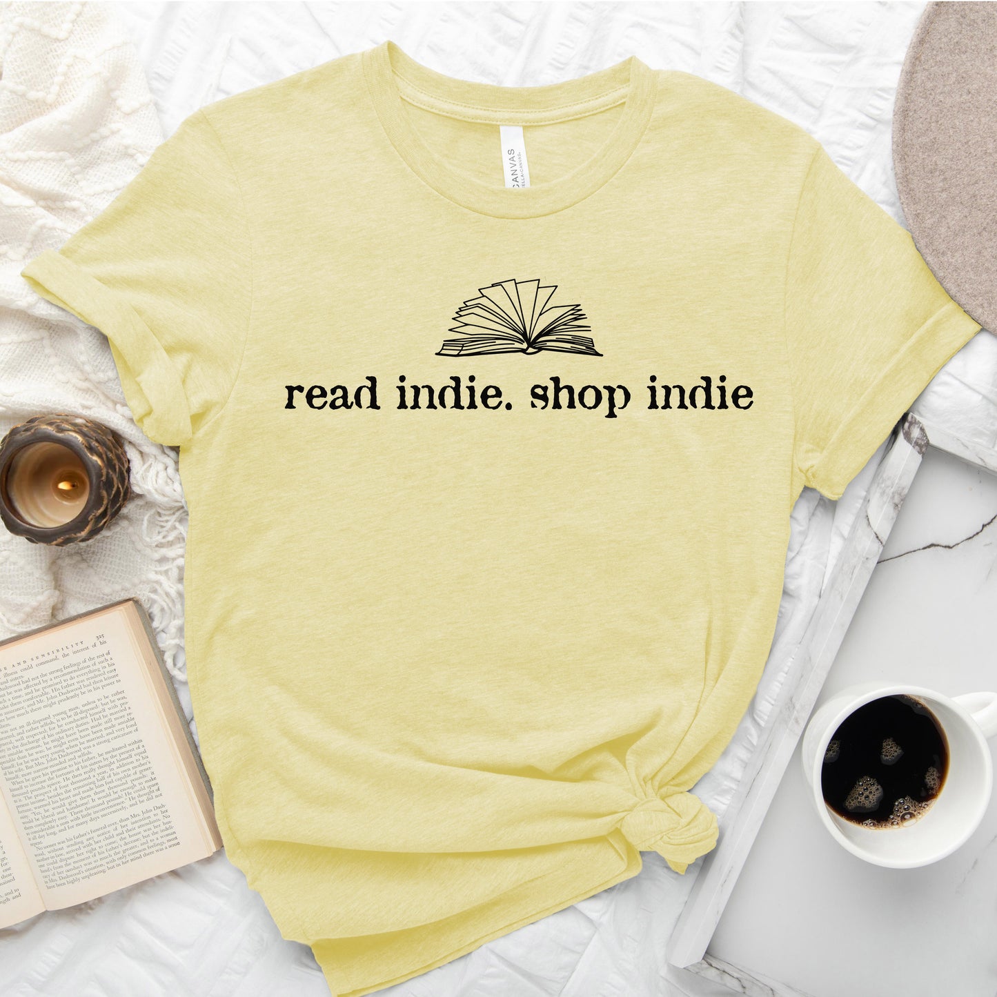 Read Indie. Shop Indie. — Book Lover Tee