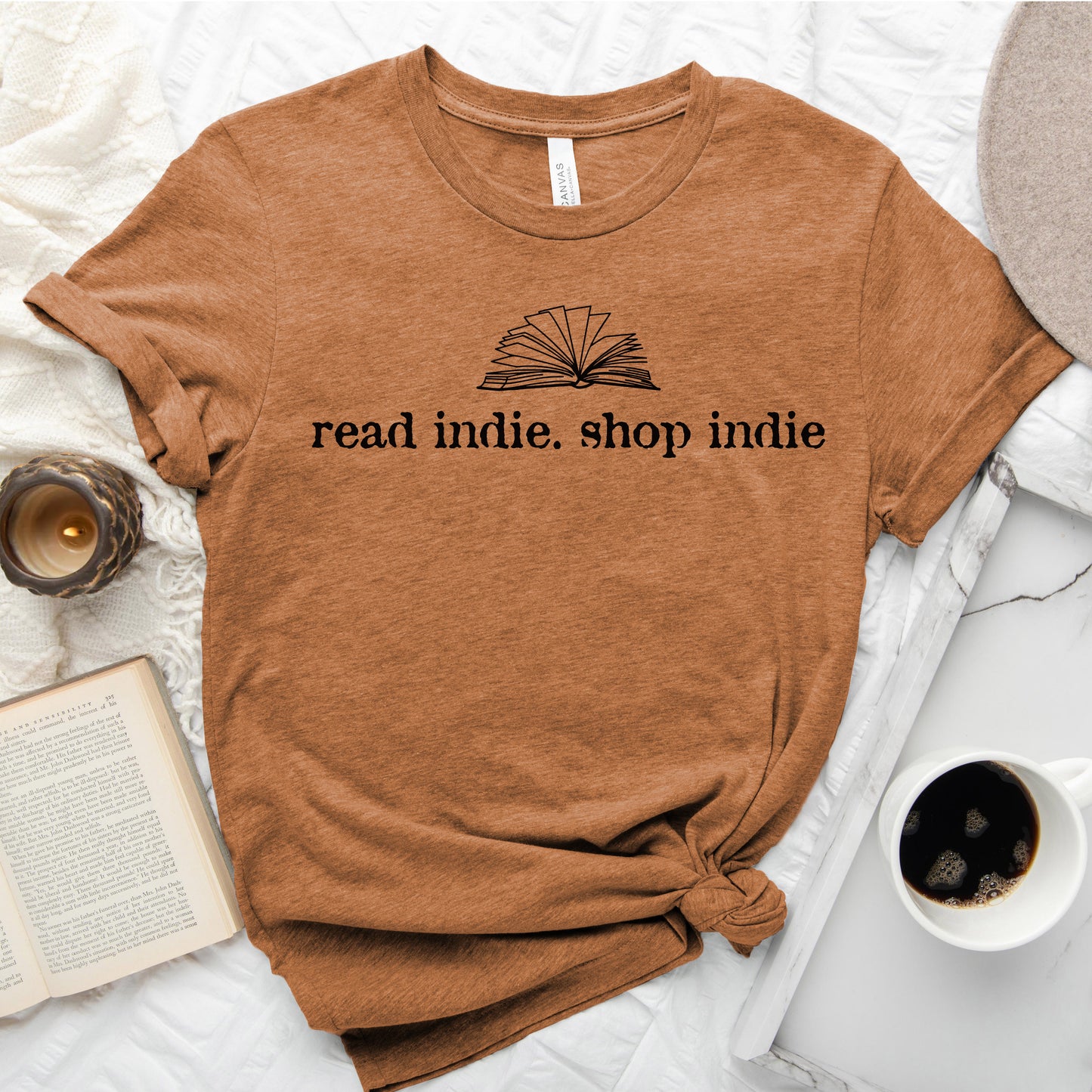 Read Indie. Shop Indie. — Book Lover Tee