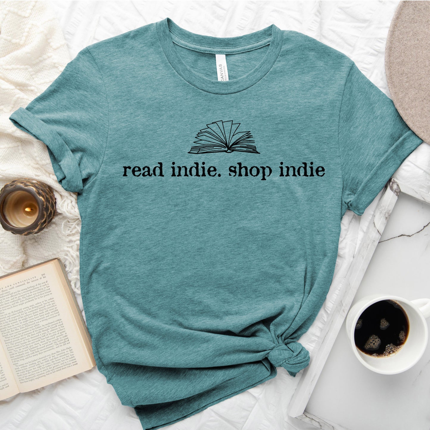 Read Indie. Shop Indie. — Book Lover Tee