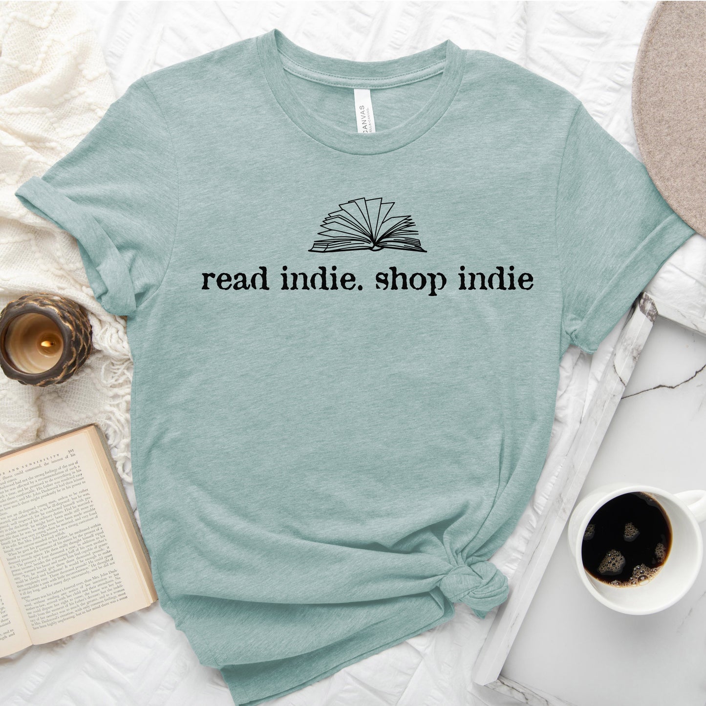 Read Indie. Shop Indie. — Book Lover Tee