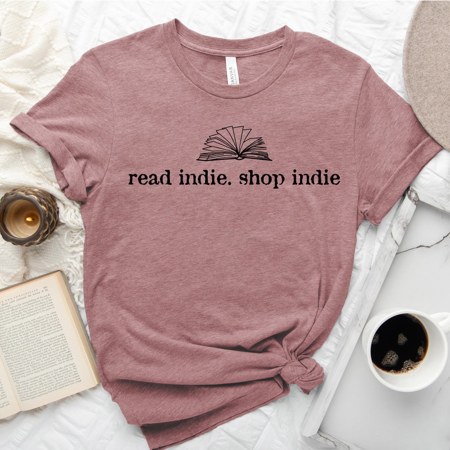 Read Indie. Shop Indie. — Book Lover Tee