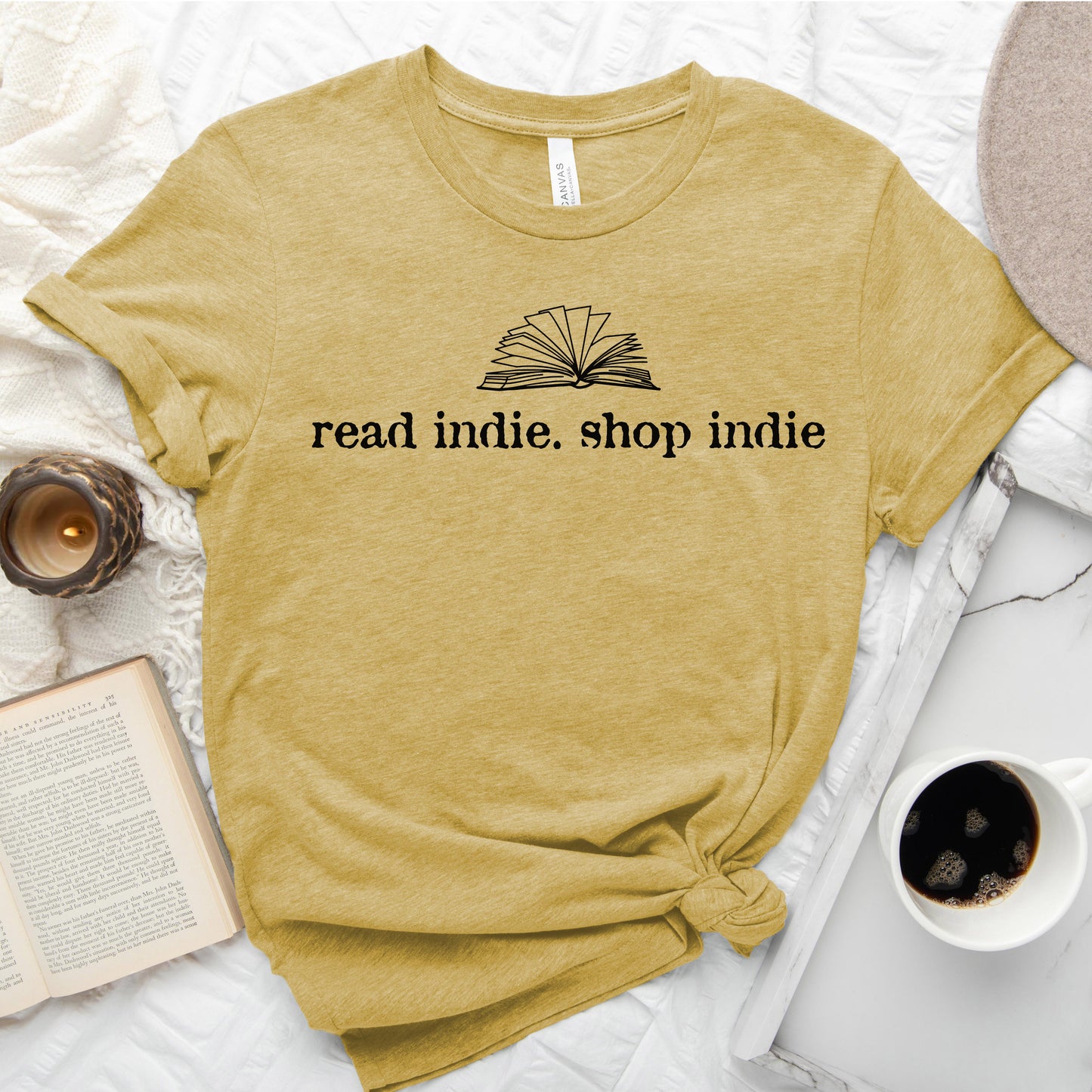 Read Indie. Shop Indie. — Book Lover Tee