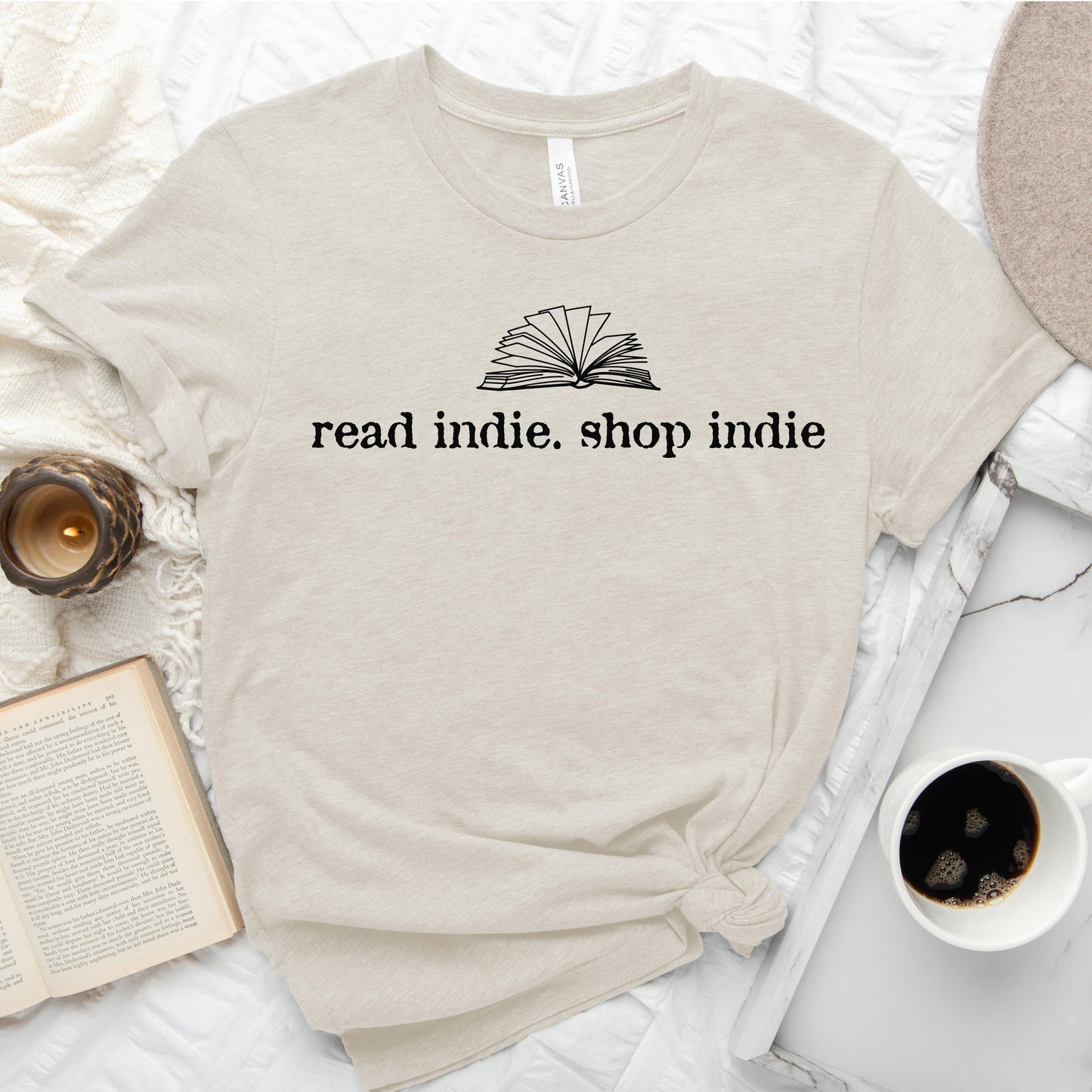 Read Indie. Shop Indie. — Book Lover Tee