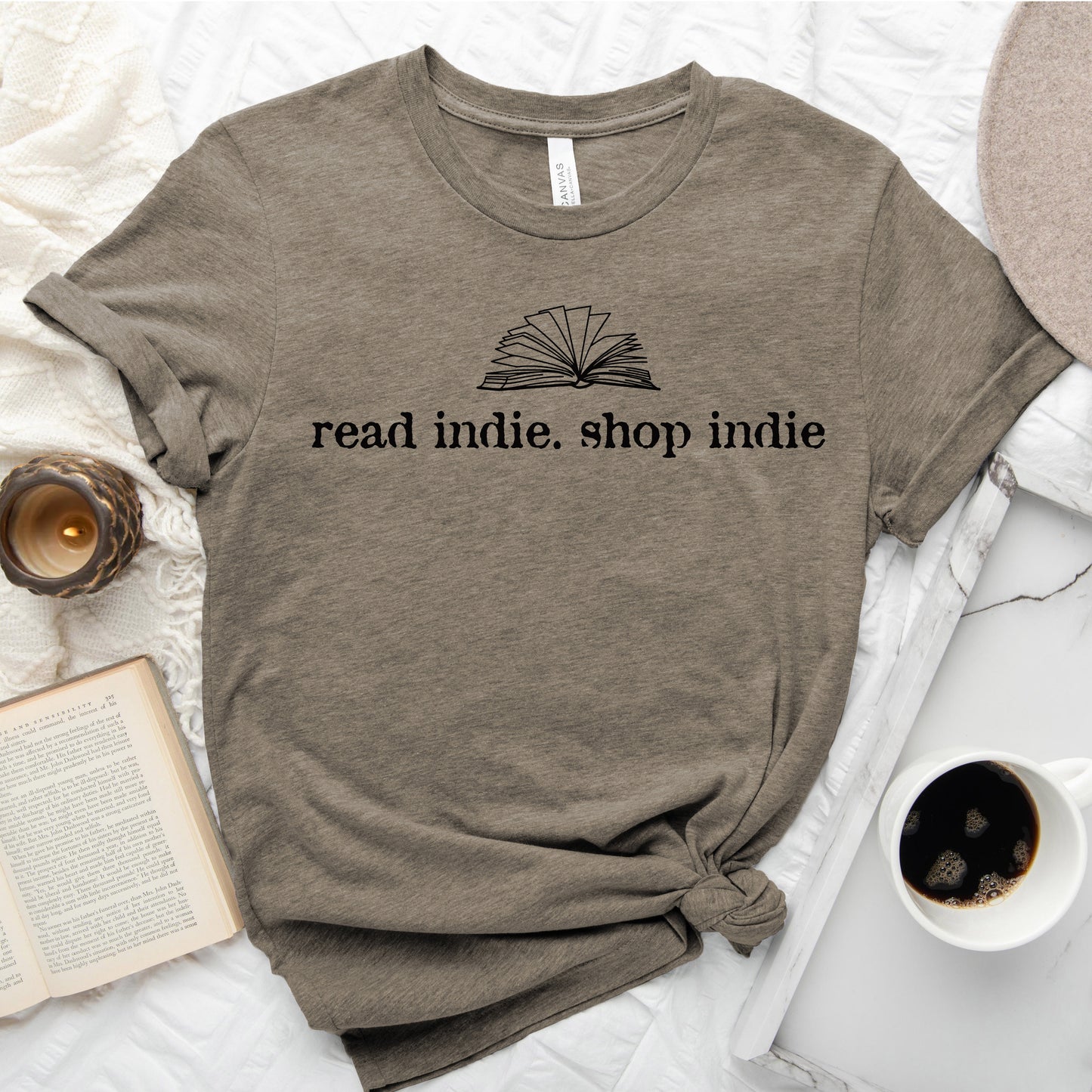 Read Indie. Shop Indie. — Book Lover Tee