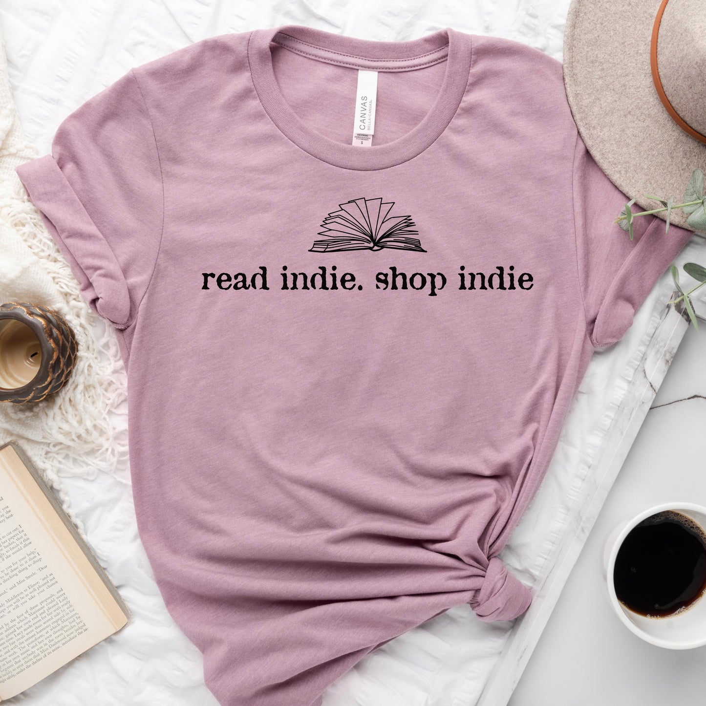 Read Indie. Shop Indie. — Book Lover Tee