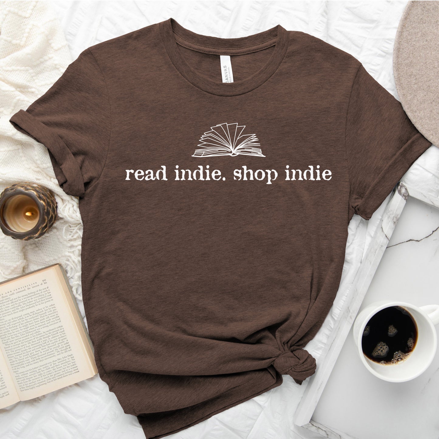 Read Indie. Shop Indie. — Book Lover Tee