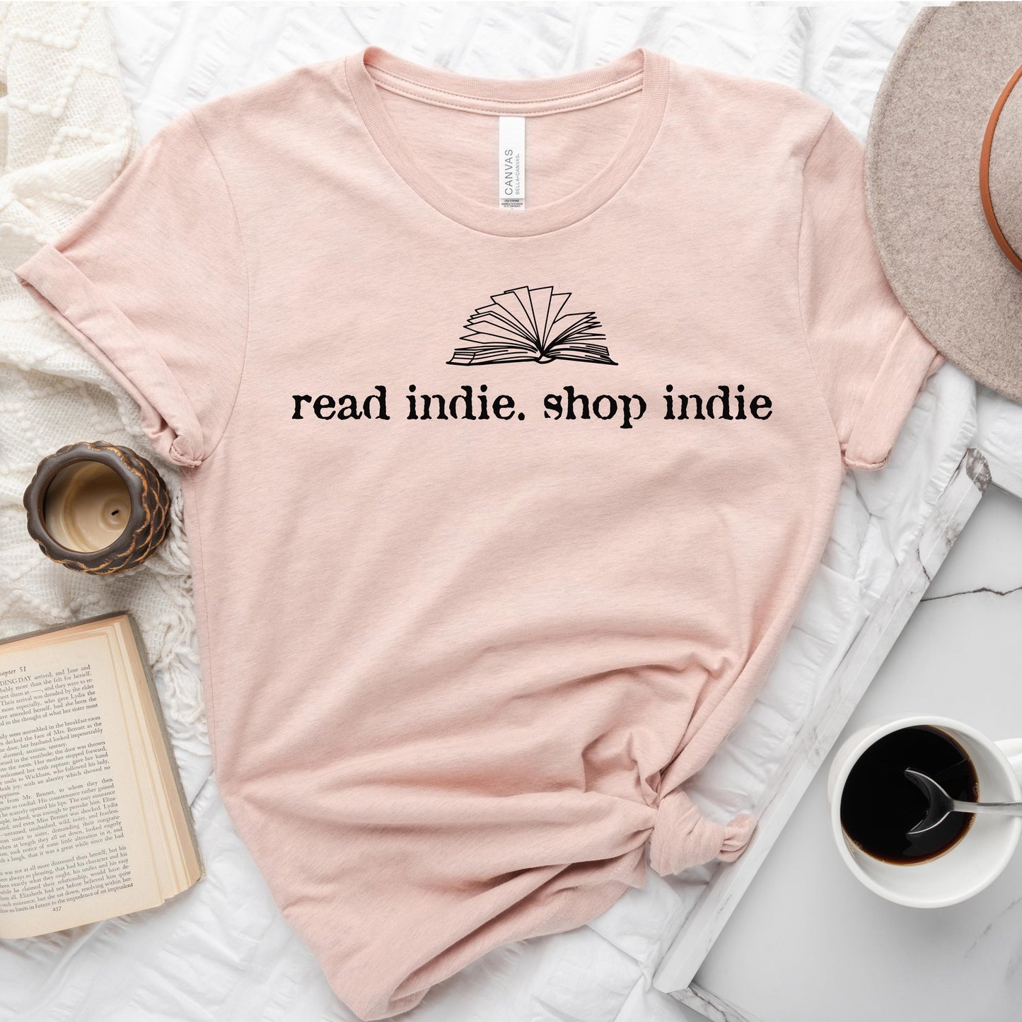 Read Indie. Shop Indie. — Book Lover Tee