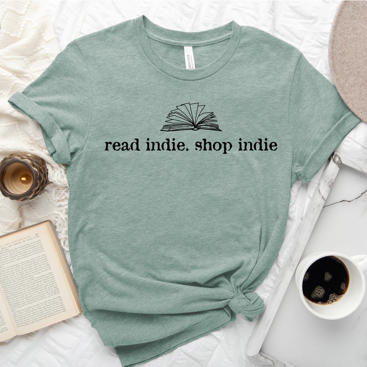 Read Indie. Shop Indie. — Book Lover Tee