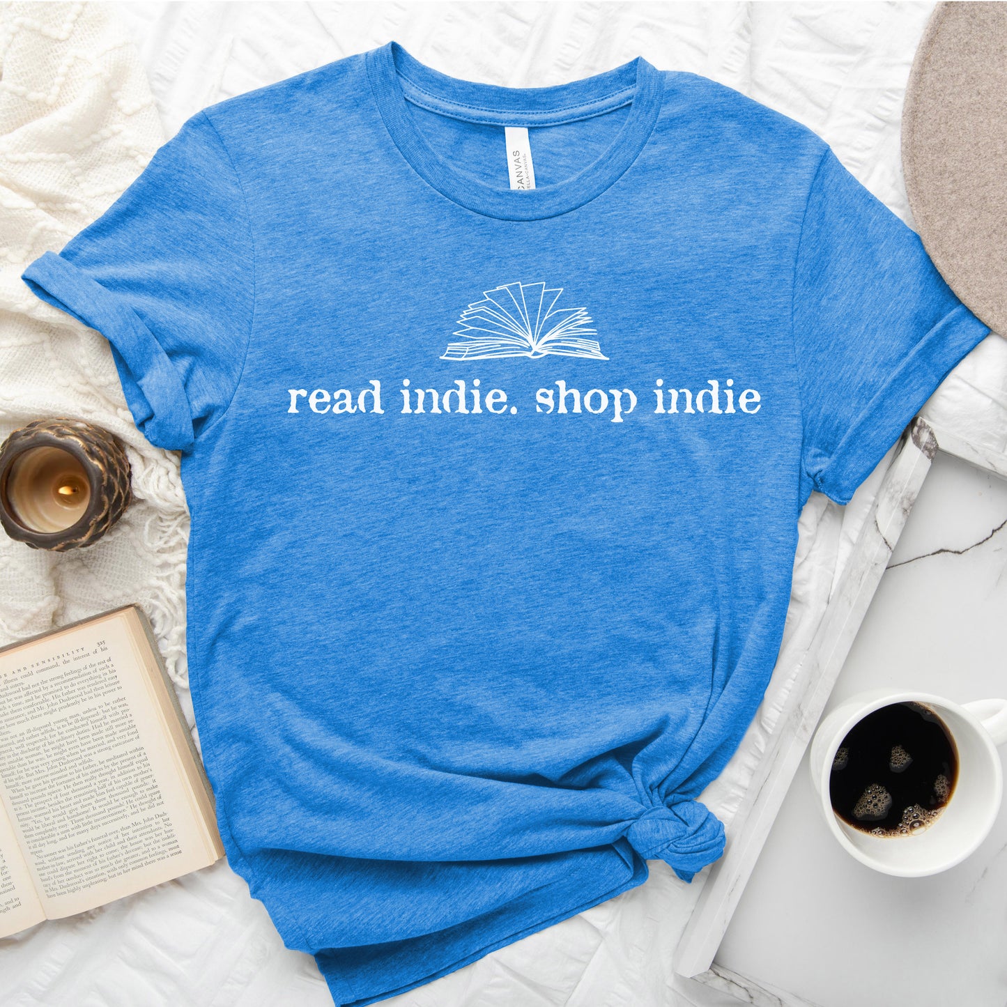 Read Indie. Shop Indie. — Book Lover Tee