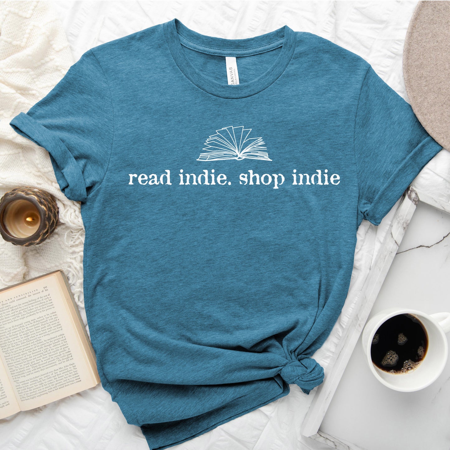 Read Indie. Shop Indie. — Book Lover Tee