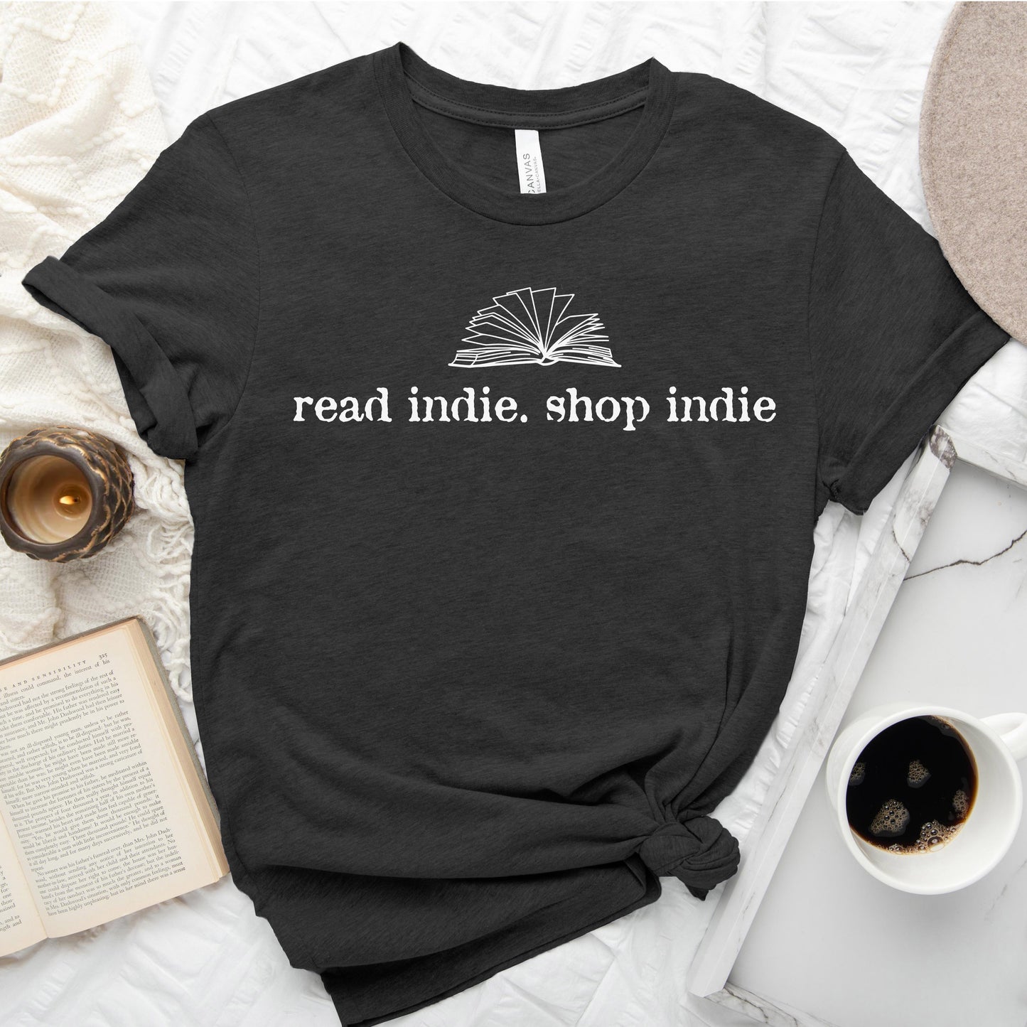 Read Indie. Shop Indie. — Book Lover Tee