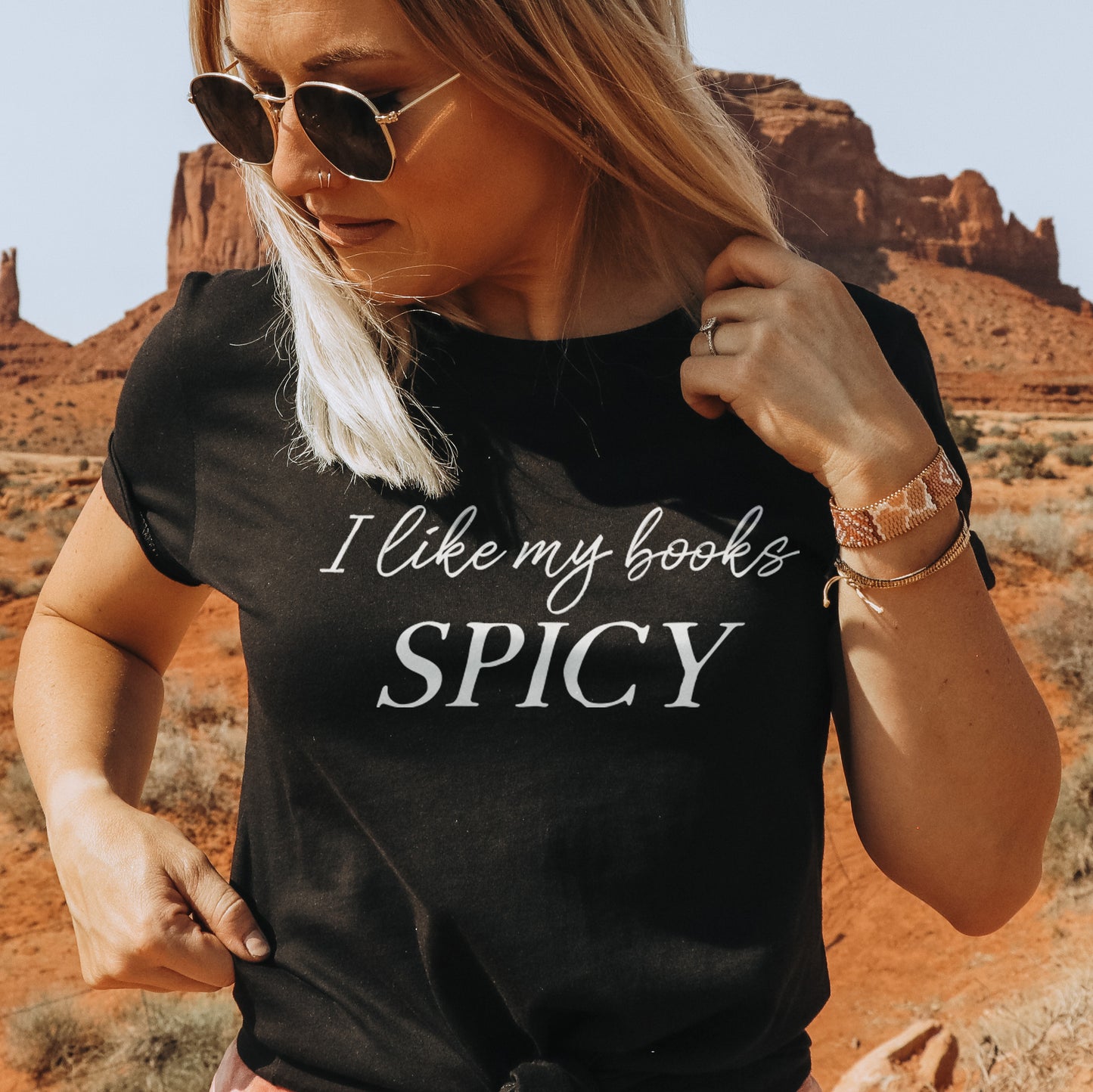 I Like My Books Spicy T-Shirt